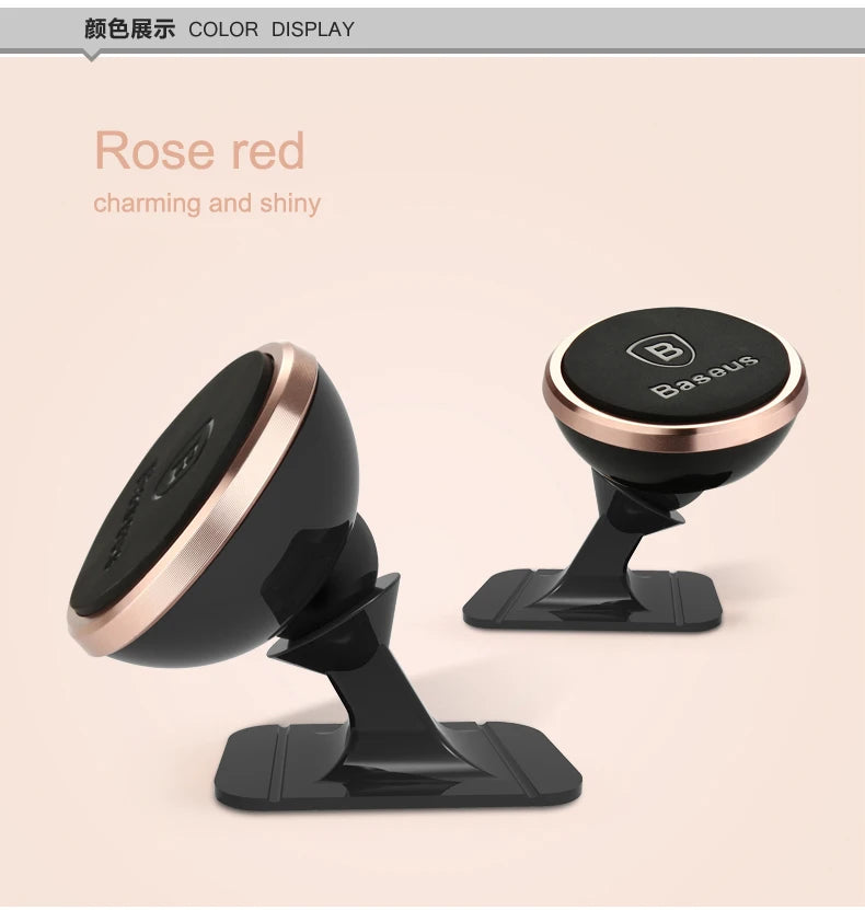 Baseus Universal Car Phone Holder Magnetic Holder For Mobile Phone in car for iPhone X holder soporte movil auto telefoon houder