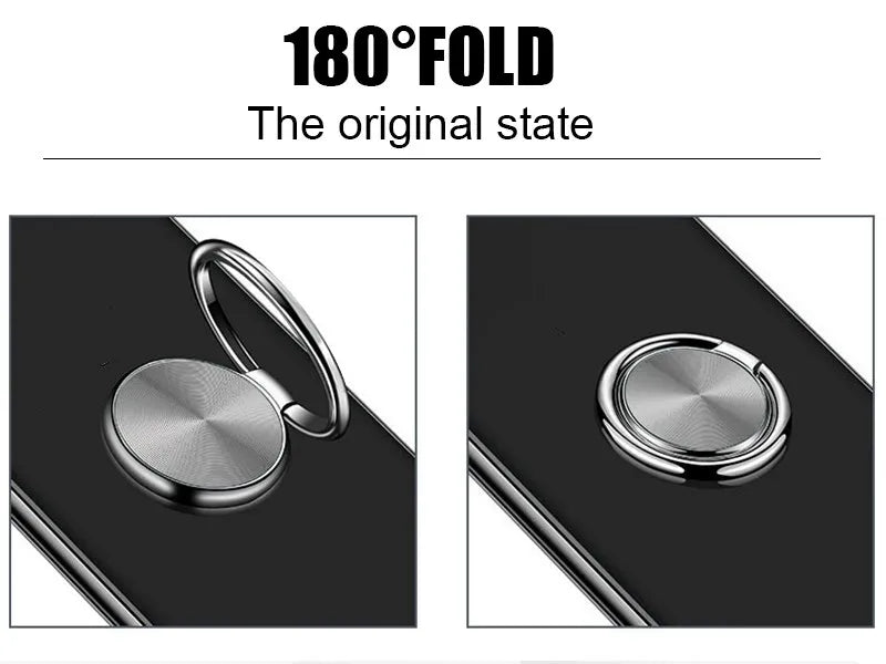 Holder Finger Ring Metal Mobile Phone Stand Holder For iPhone 9 X 8 7 plus 5 5S 6 6p Magnetic Phone ring Round Car Mount Stand