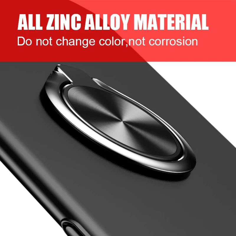 Holder Finger Ring Metal Mobile Phone Stand Holder For iPhone 9 X 8 7 plus 5 5S 6 6p Magnetic Phone ring Round Car Mount Stand