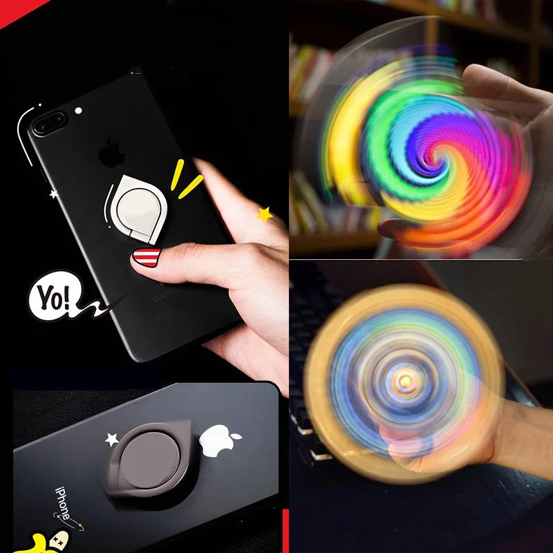 Holder Finger Ring Metal Mobile Phone Stand Holder For iPhone 9 X 8 7 plus 5 5S 6 6p Magnetic Phone ring Round Car Mount Stand