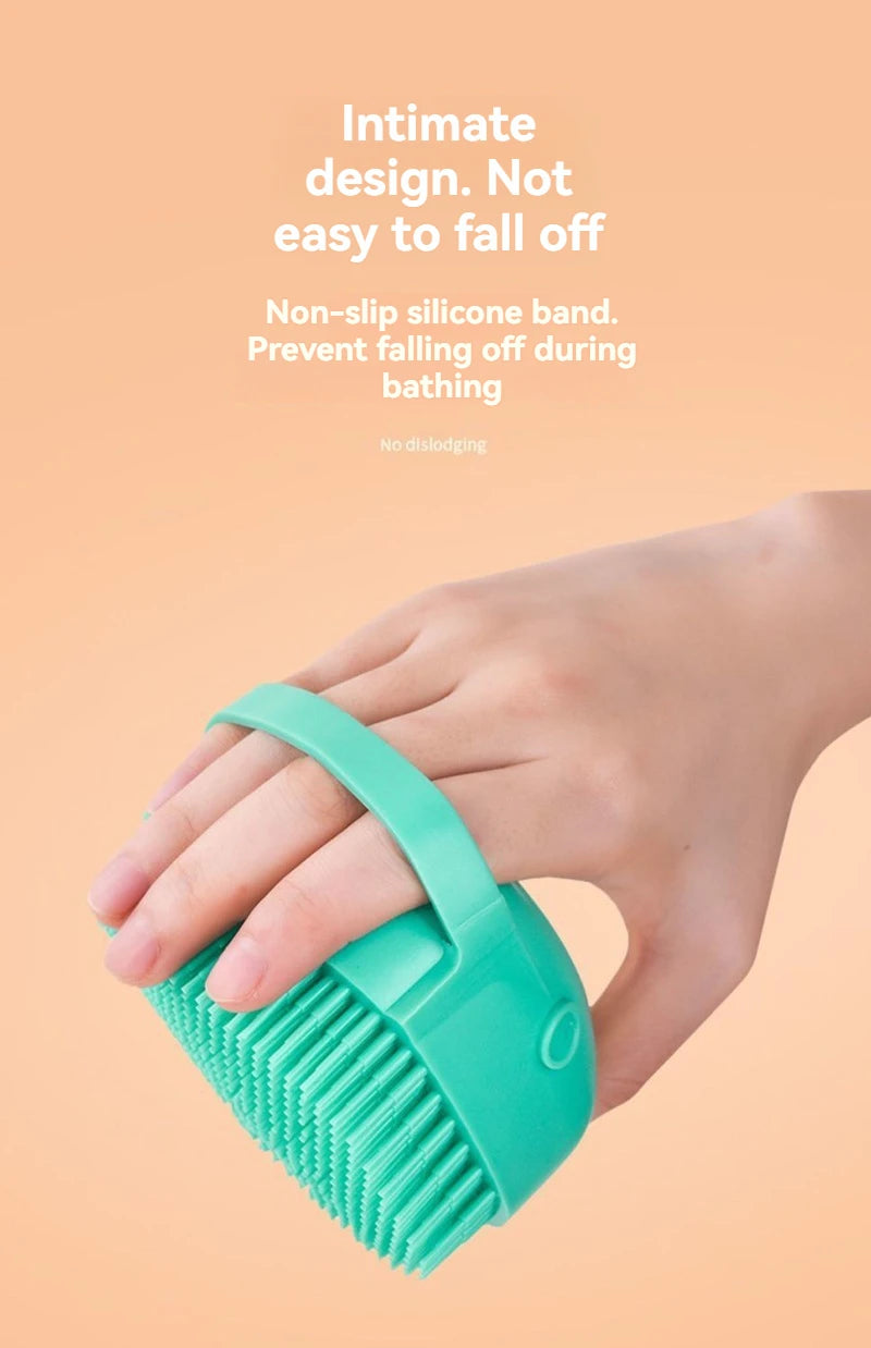 Bathroom Puppy Big Dog Cat Bath Massage Gloves Brush Soft Safety Silicone Pet Accessories for Dogs Cats Tools Mascotas Products