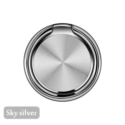Holder Finger Ring Metal Mobile Phone Stand Holder For iPhone 9 X 8 7 plus 5 5S 6 6p Magnetic Phone ring Round Car Mount Stand