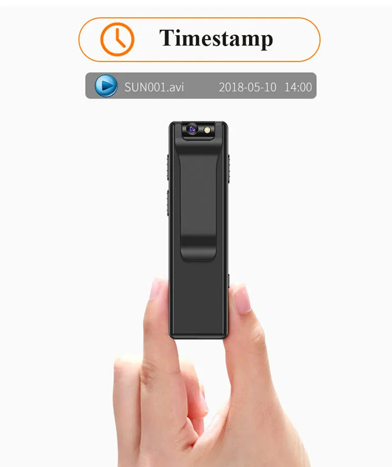 Vandlion A3 Mini Digital Camera HD Flashlight Micro Cam Magnetic 1080P Camera Motion Detection Snapshot Loop Recording Camcorder
