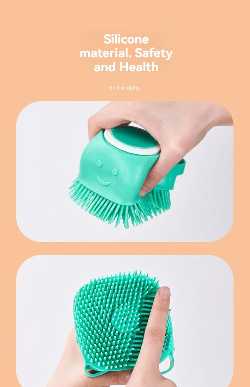 Bathroom Puppy Big Dog Cat Bath Massage Gloves Brush Soft Safety Silicone Pet Accessories for Dogs Cats Tools Mascotas Products