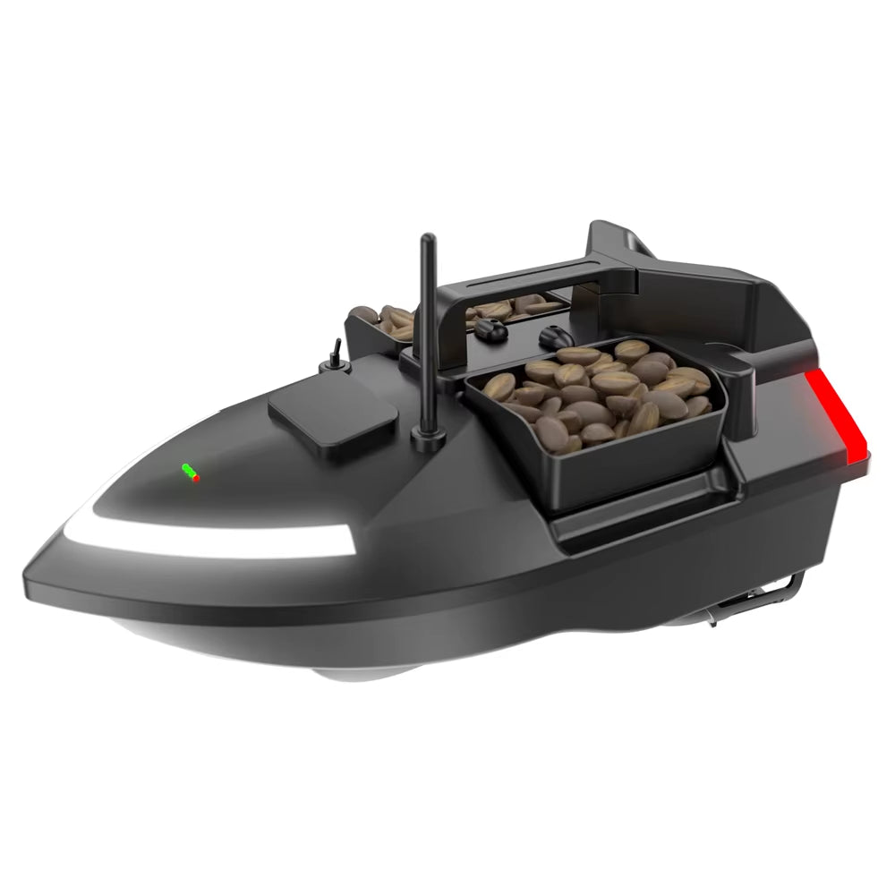 GPS Fishing Bait Boat 500M Remote Control Bait Boat Dual Motor Fish Finder 2KG Loading Support Automatic Cruise/Return/Route New